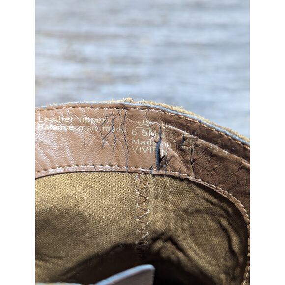 Carlos Women's Brown Embroidered Leather Upper Cowboy Ankle Boots Size 6.5 M - Picture 5 of 7